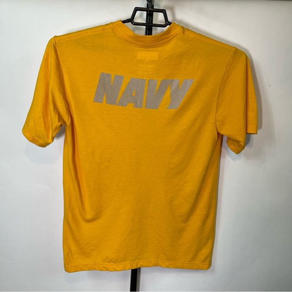 U.S. Navy Neon Yellow Reflective Shirt Size Small Men’s - Picture 3 of 4
